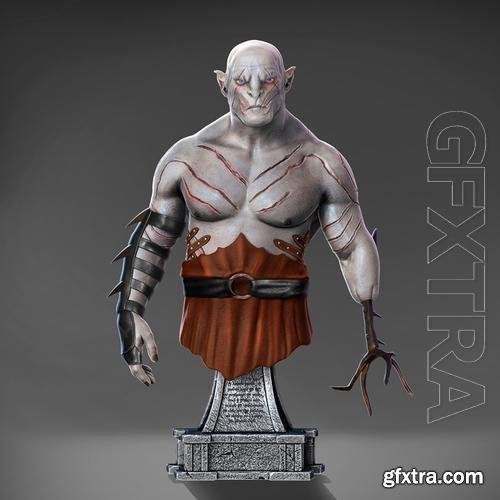 Azog Bust 3D Print