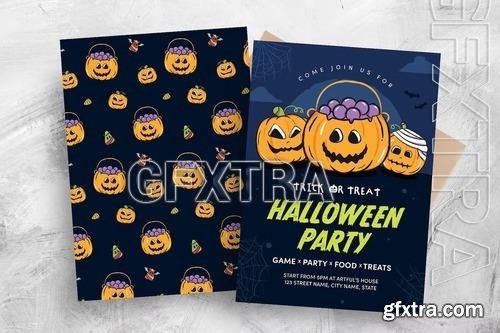 Modern Halloween Flyer Template 33YT64W