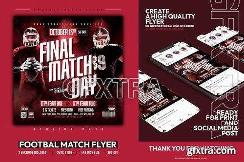 Football Match Flyer 953FC6Z