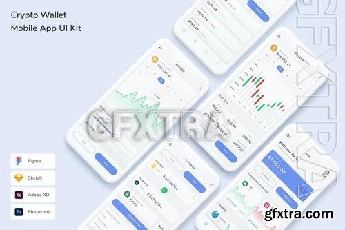 Crypto Wallet Mobile App UI Kit 9Q8N4PM