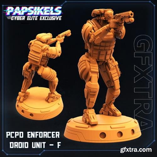 PCPD Enforcer Droid Unit – F 3D Print