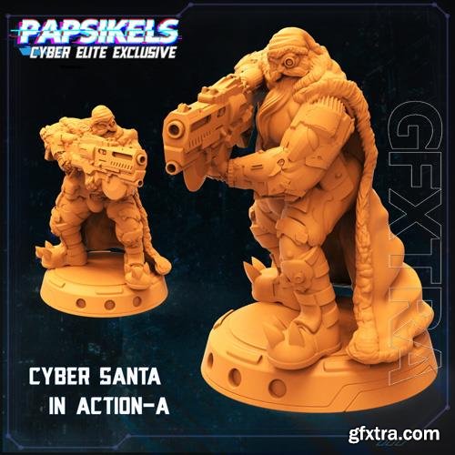Cyber Santa Action – A 3D Print