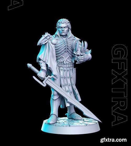 Arnodin (elven deathknight leader) 3D Print