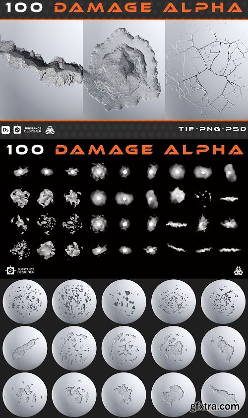 Artstation - 100 Damage Alpha vol 01