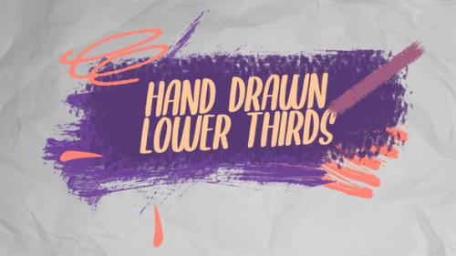 Videohive - Hand Drawn Lower Thirds - 34764563 - 34764563