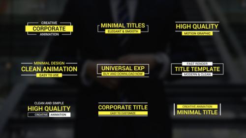 Videohive - Corporate Title Animation | Premiere Pro - 39507356 - 39507356