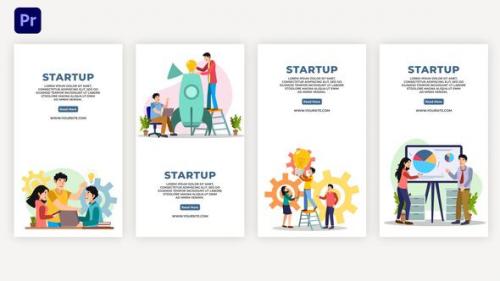 Videohive - Startup Business Strategy Animation Instagram Story
