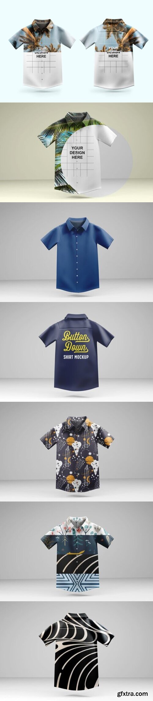 Button Up Shirt Mockup