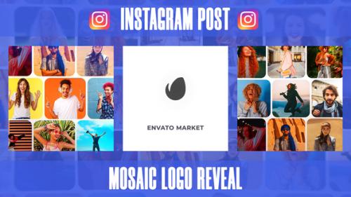 Videohive - Dynamic Slideshow l Mosaic Logo Reveal I Instagram Post - 39571815 - 39571815