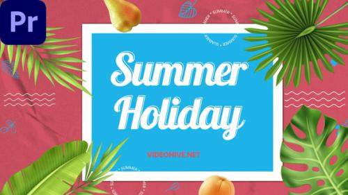 Videohive - Summer Holiday Slideshow |MOGRT| - 39643564 - 39643564