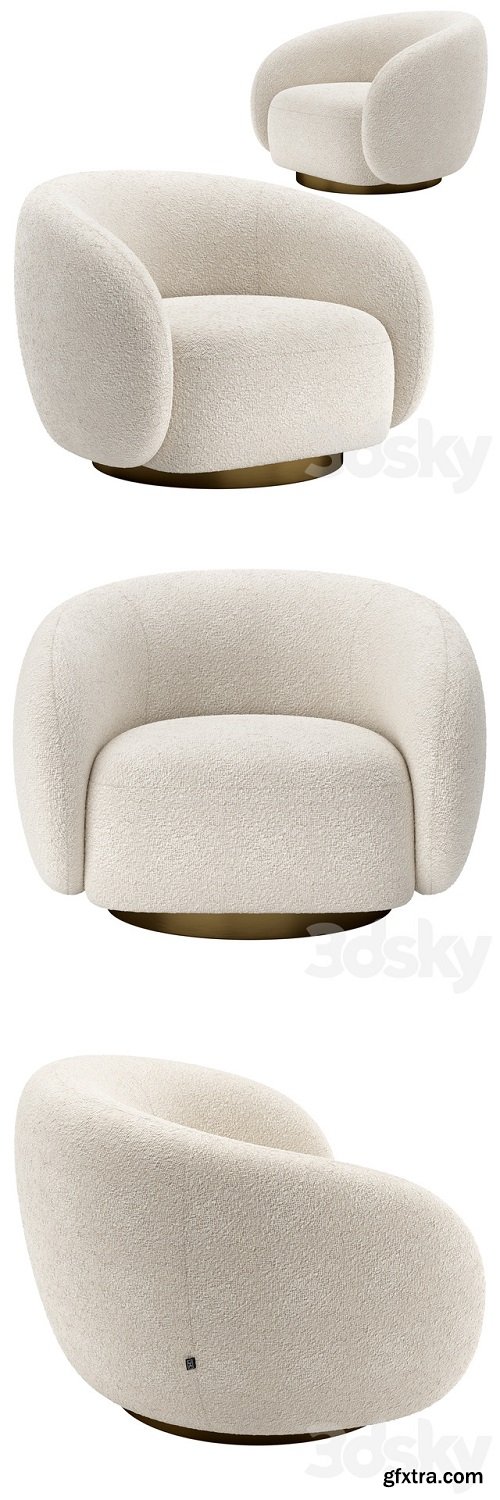 Swivel Chair Brice / Eichholtz