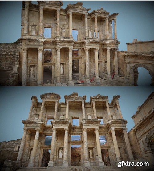 Library of Celsus - Crowdsourced photogrammetry 3d model