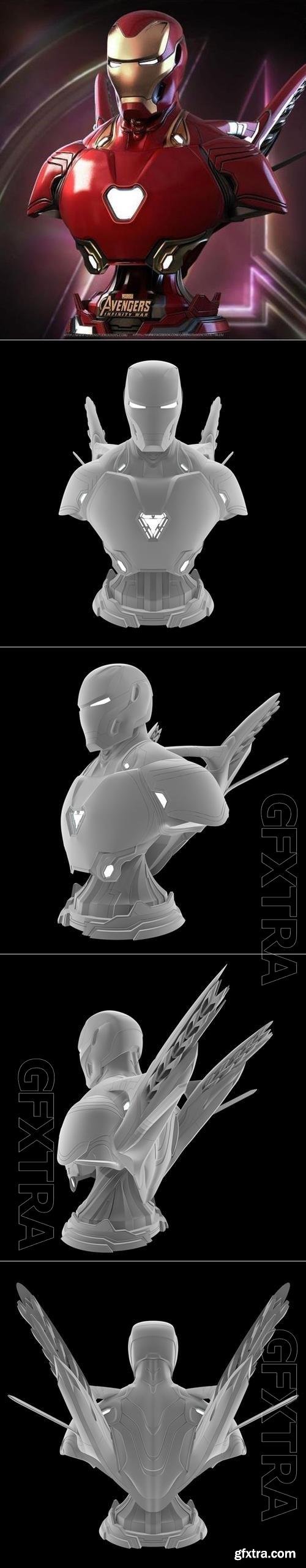 Iron Man MK 50 Bust 3D Print