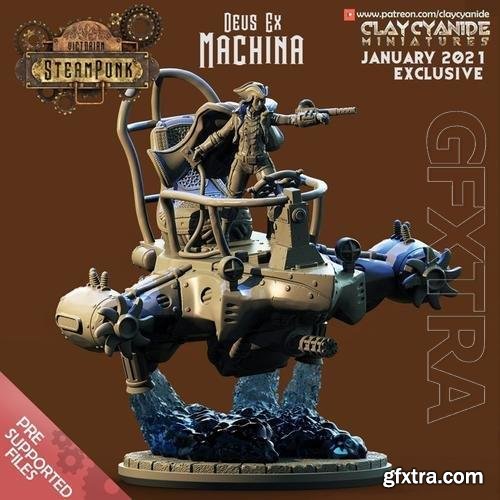 ClayCyanide - Victorian SteamPunk - Deus Ex Machina 3D Print