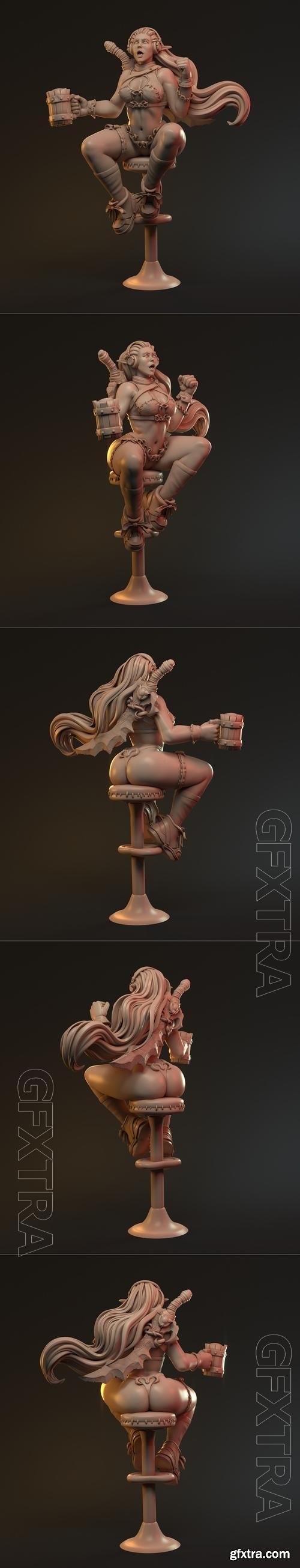 Sisters of the Dawn - Cheerleader 3D Print