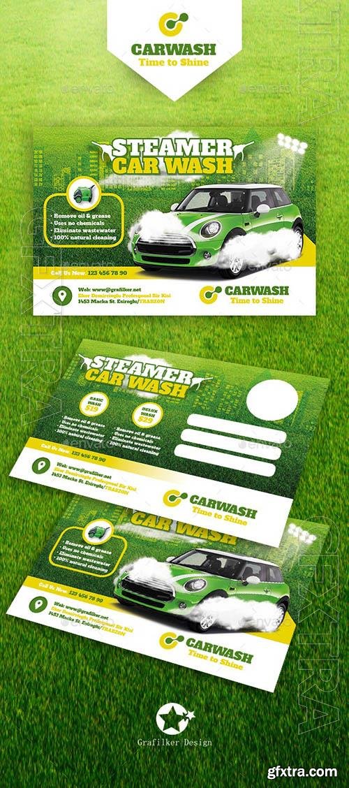 Car Wash Postcard Templates 15772650