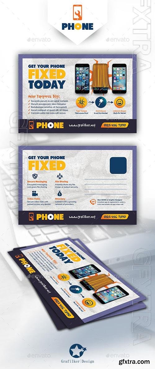 Phone Repair Postcard Templates 14050115