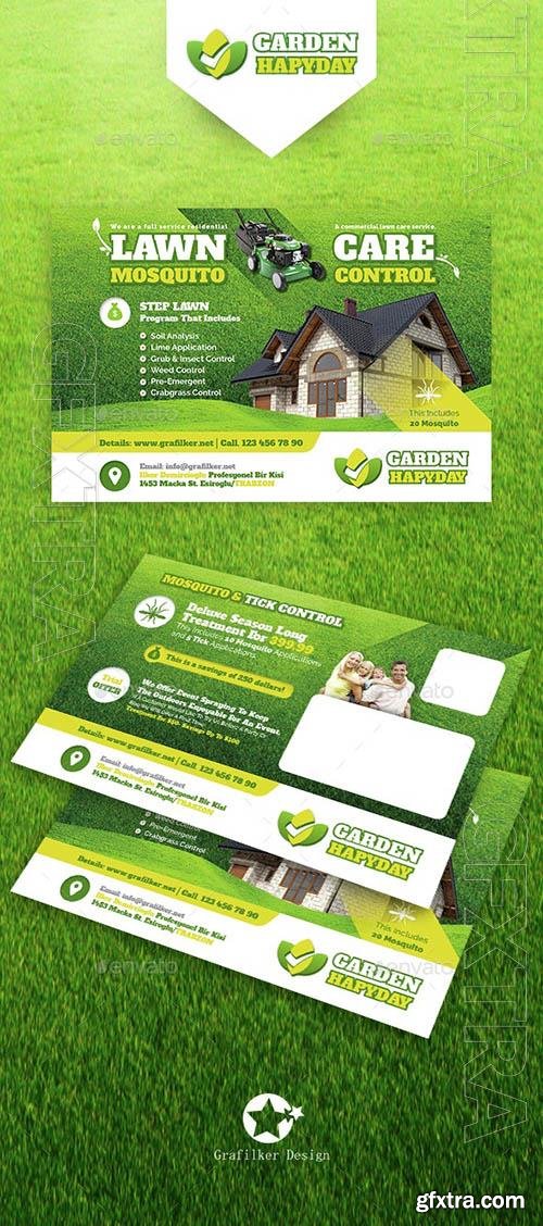 Garden Landscape Postcard Templates 14833529