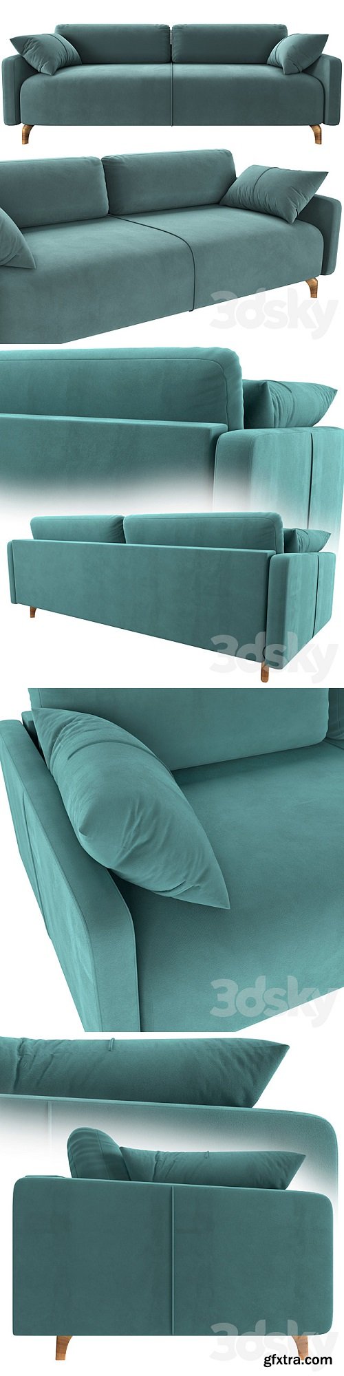 Lieri sofa Barhat Mint