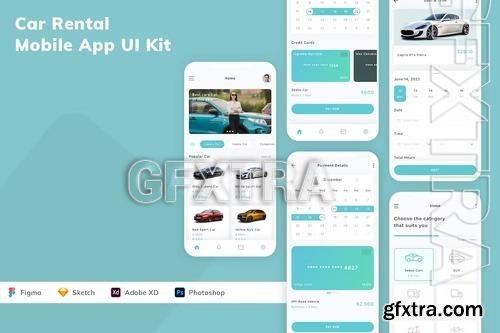 Car Rental Mobile App UI Kit J79ML2K