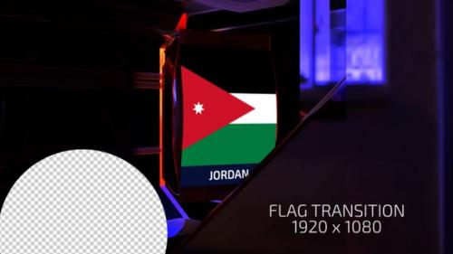 Videohive - Jordan Flag Transition - 39634128 - 39634128