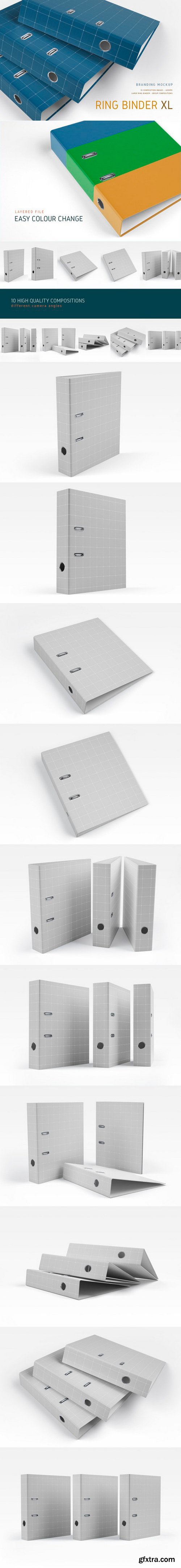 Ring Binder Large Mock-Up