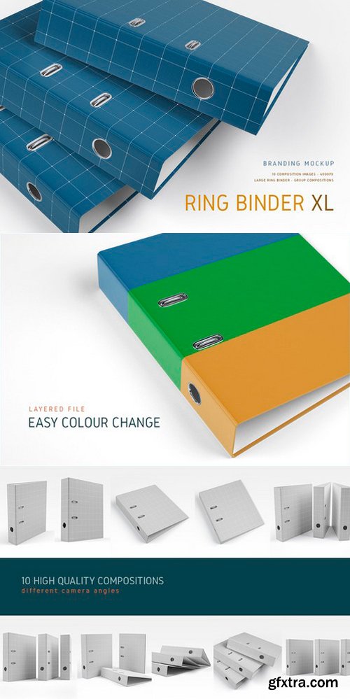 Ring Binder Large Mock-Up