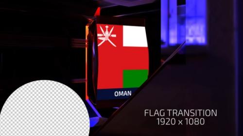 Videohive - Oman Flag Transition - 39634676 - 39634676