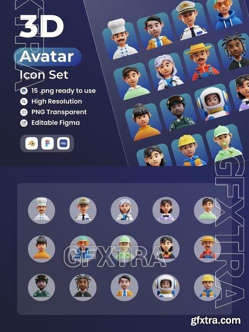 Avatar 3D Illustration 895ZQK8