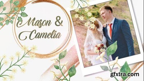Videohive Nature Background Wedding Invitation Card Slideshow 39654969