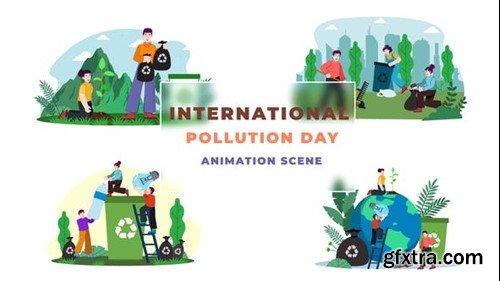 Videohive International Pollution Day Animation Scene After Effects Template 39651443