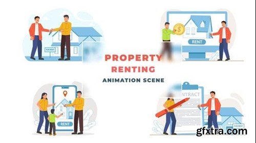 Videohive After Effects Property Renting Animation Scene Template 39652765