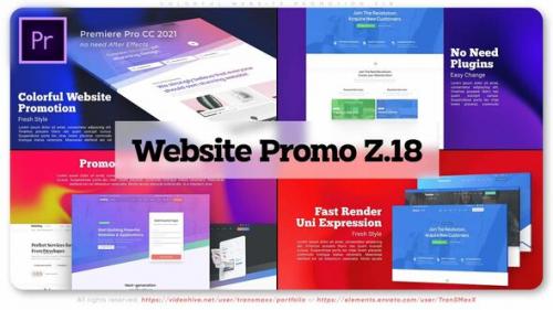 Videohive - Colorful Website Promotion Z18 - 39624668 - 39624668