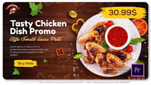 Videohive - Tasty Chicken Dish Promo - 39624684 - 39624684