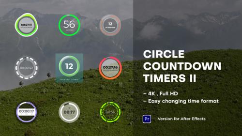 Videohive - Circle Countdown Timers II | Premiere Pro - 39543278 - 39543278