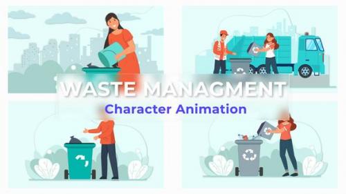 Videohive - Mogrt Waste Management Animation Scene Premiere Pro - 39672515 - 39672515