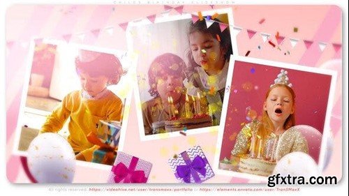 Videohive Child's Birthday Slideshow 39379181