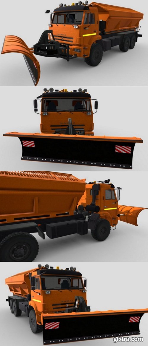 Kamaz-43118 3D Model