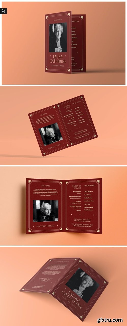 Funeral Program Template MVW5K7T