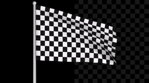 Videohive - Racing Flag Loop - 39638253 - 39638253