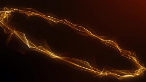 Videohive - Animation Glow Circle Waves Line Background - 39641824 - 39641824