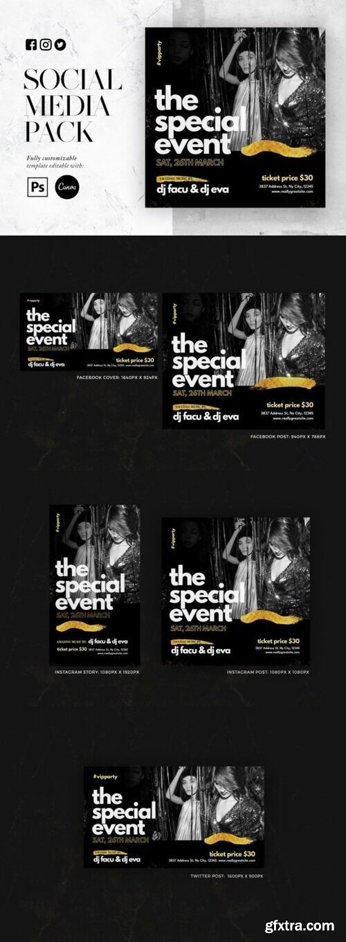 The Special Event Social Media Pack