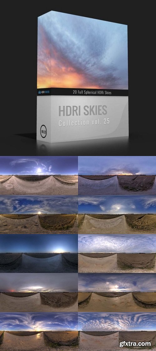 HDRI Skies pack 25 – NEW COLLECTION