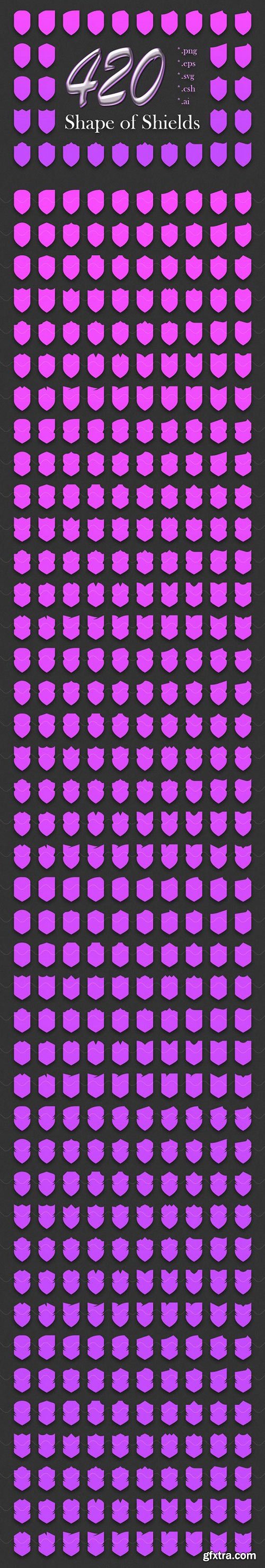 420 Shapes of Shields