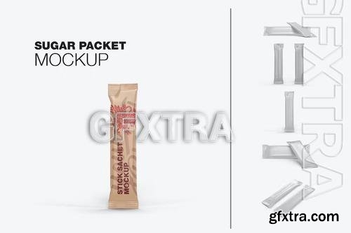 Paper Stick Sachet Mockup UMLA5S9