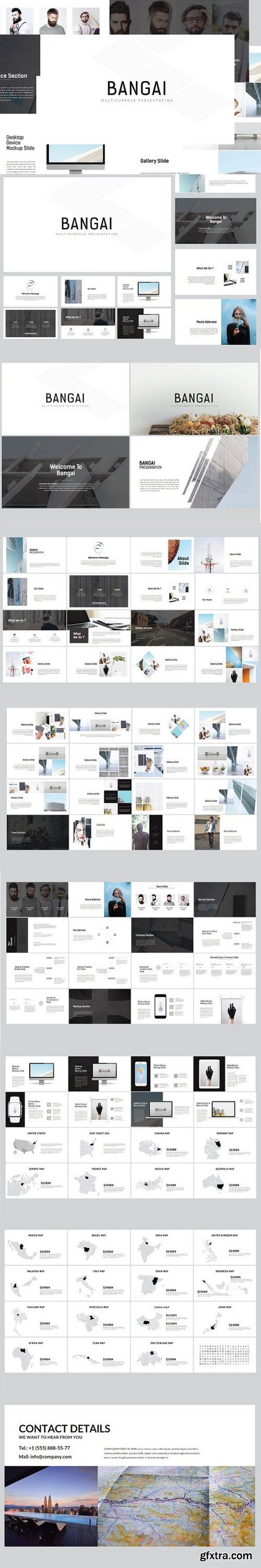 Bangai Minimal Powerpoint