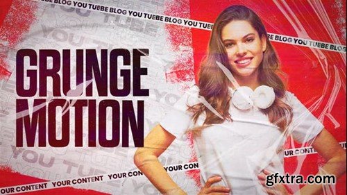 Videohive Youtube Vlog Intro I Dynamic Opener I Grunge Podcast Intro 39645947