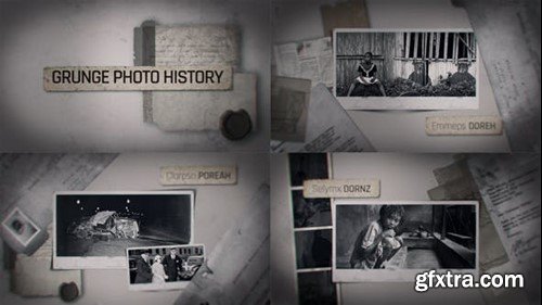 Videohive Grunge History Photo Slide 39659824