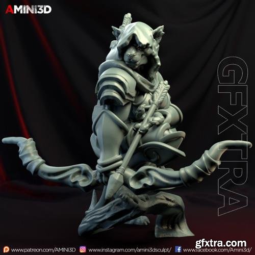 Tabaxi Ranger Female 3D Print