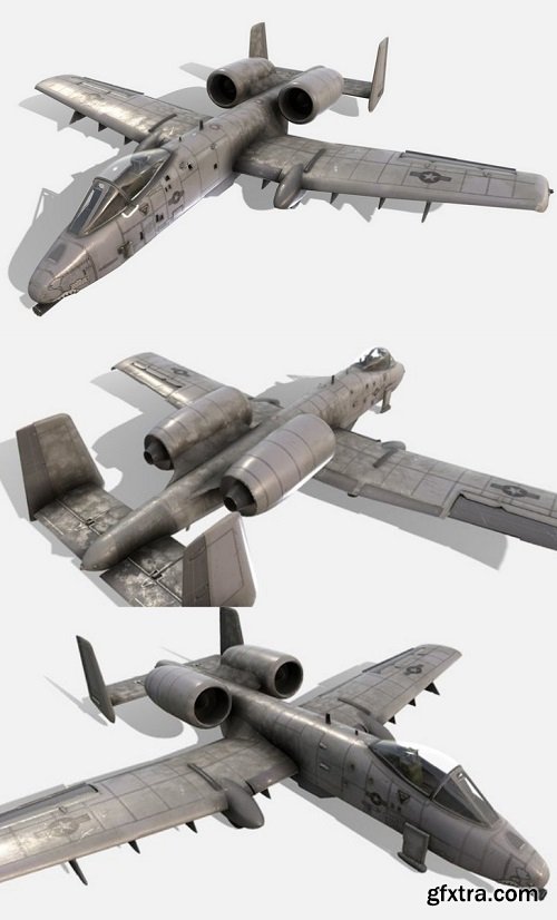 A-10 Tankbuster 3D Model